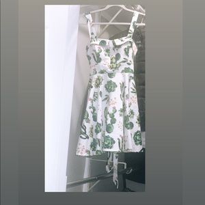 Dress Fold over pinup cactus M 👗